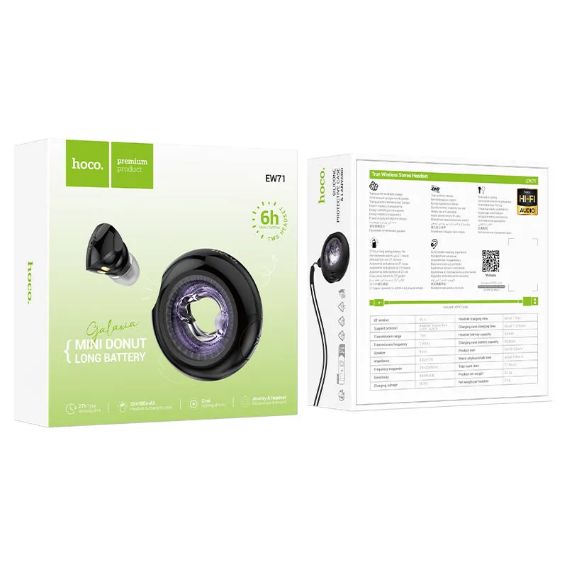 HOCO EW71 Galaxia Mini Donut Long Battery