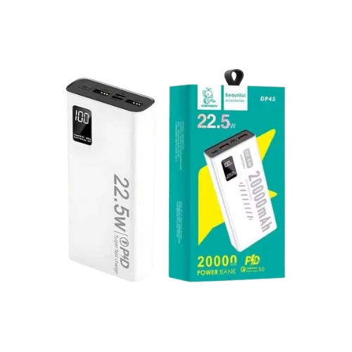 VDENMENV DP45 POWER BANK 20000 mAh 22.5W PD