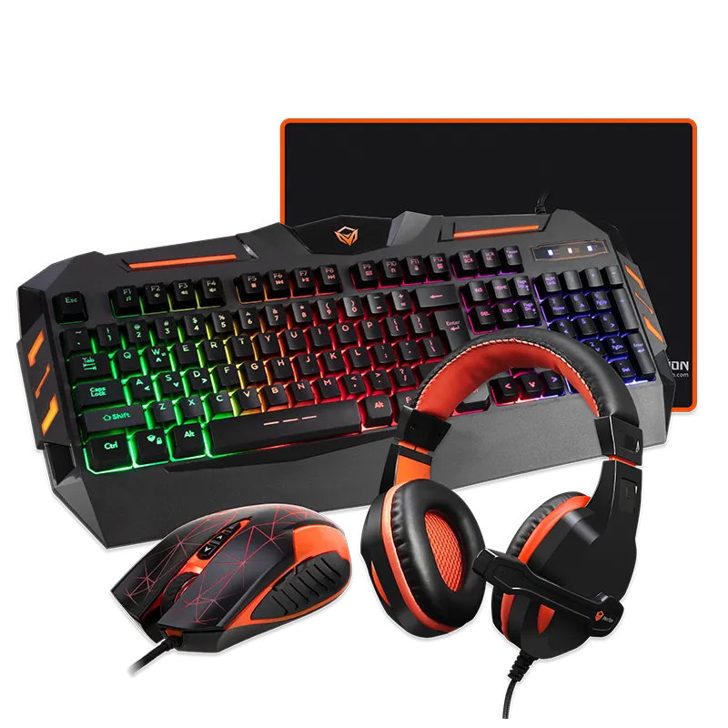 Meetion C500 Gaming Keyboard Mouse and Headset Bundle with Pad