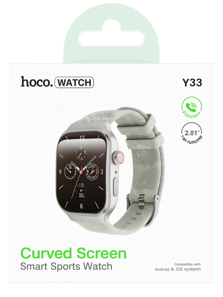 Hoco Y33 Smart Watch - Bluetooth Calling (IP67 Waterproof)