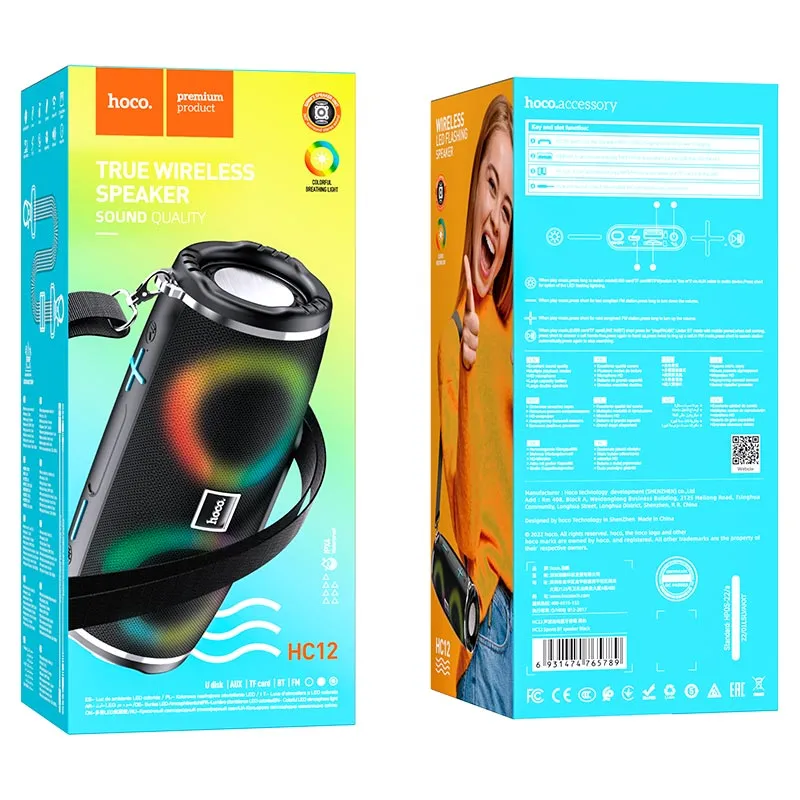 Hoco Wireless speaker "HC12" sports portable loudspeaker